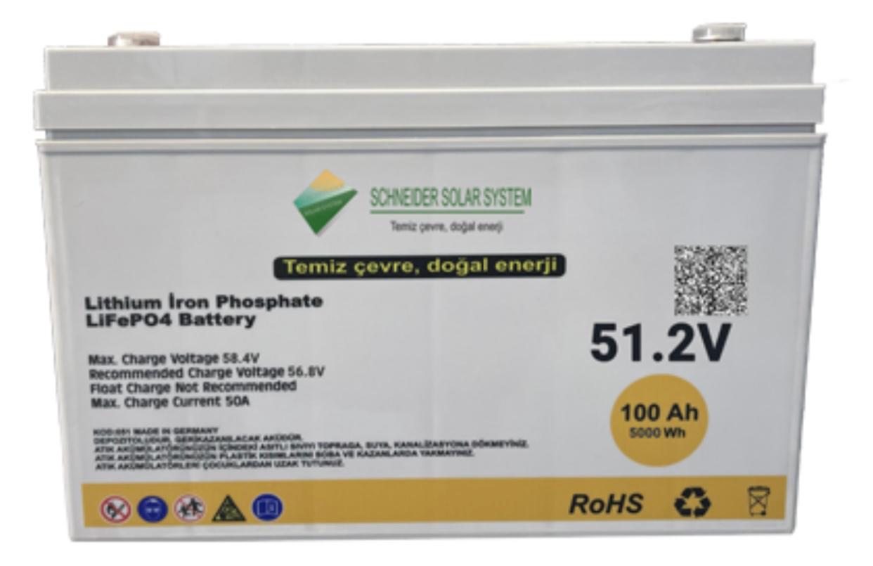 Schneider 51.2V 100 Ah Lithium Battery